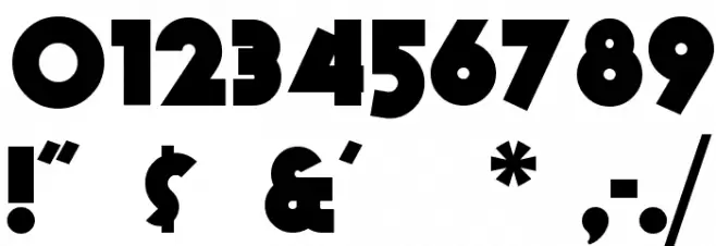 Anagram Font Alte caractere