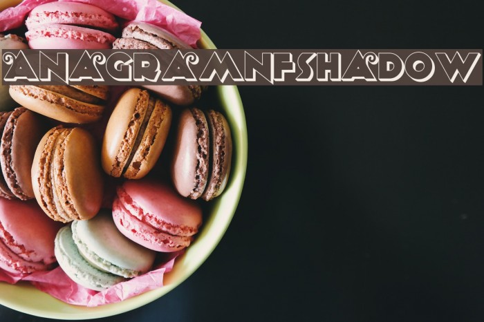 AnagramNFShadow Font examples