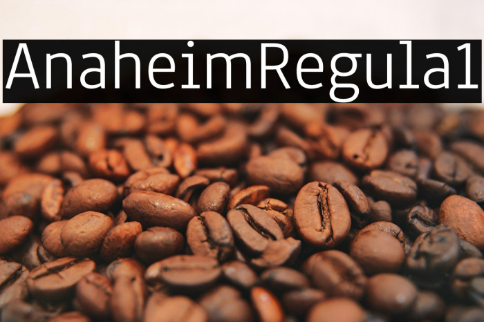Anaheim Regular1 Example 3