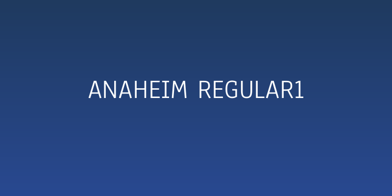 Anaheim Regular1 Social Header