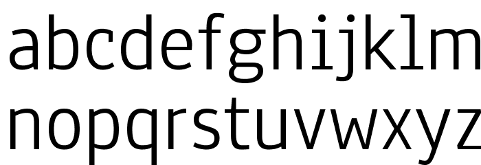 Anaheim Font LOWERCASE