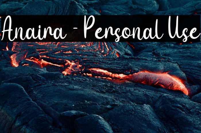 Anaira - Personal Use Example 2