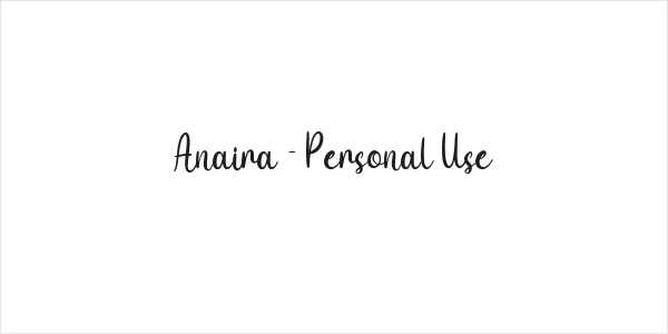 Anaira - Personal Use Logo