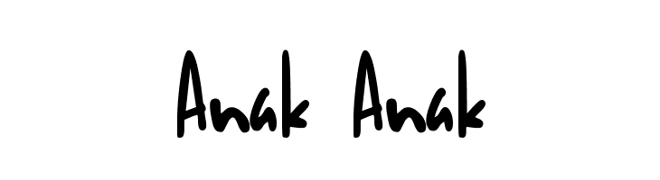 Anak Anak  Free Fonts Download