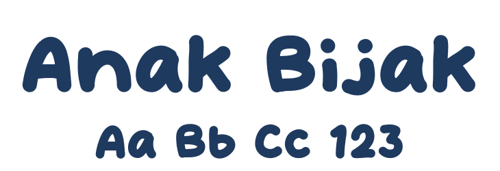Anak Bijak Font Preview