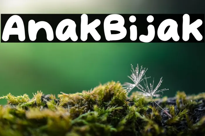 Anak Bijak Example 1