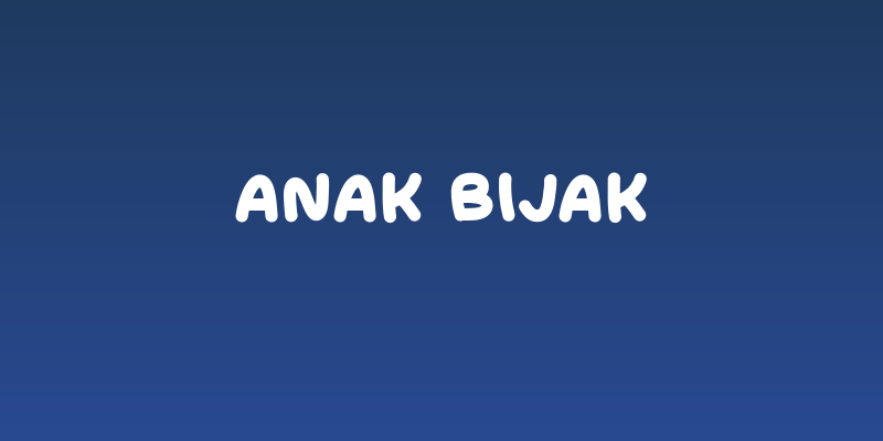 Anak Bijak Social Header