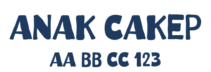 Anak Cakep Font Preview