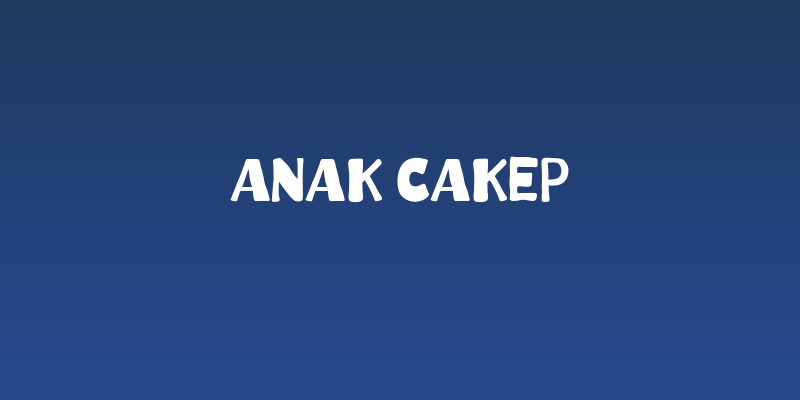 Anak Cakep Social Header