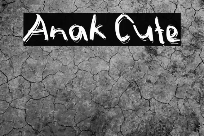 Anak Cute Font examples
