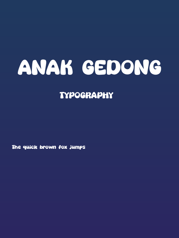 Anak Gedong Poster