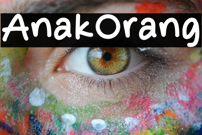 Anak Orang Example 1