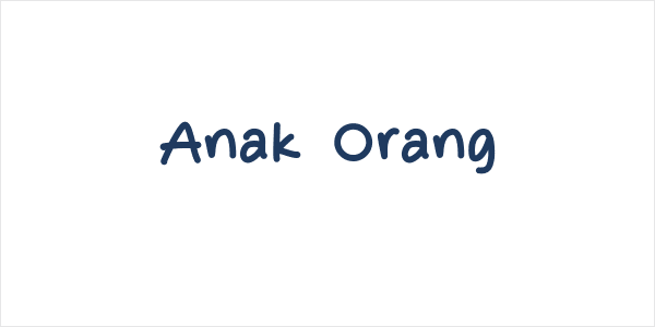 Anak Orang Logo