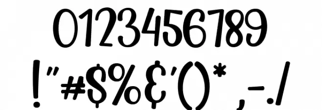 Anak Sultan Regular Font OTHER CHARS