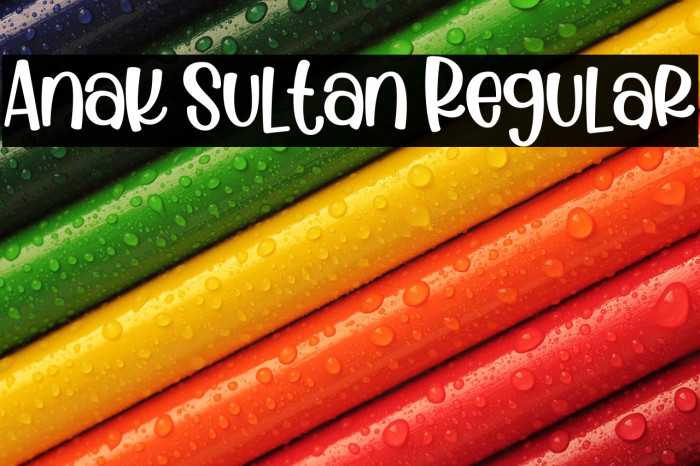 Anak Sultan Regular Example 1