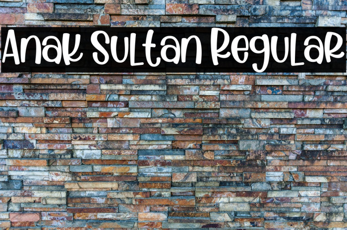 Anak Sultan Regular Example 2