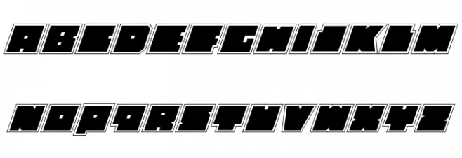 Anakefka Academy Italic Шрифта ВЕРХНИЙ