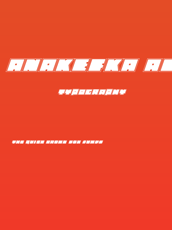 Anakefka Academy Italic Poster