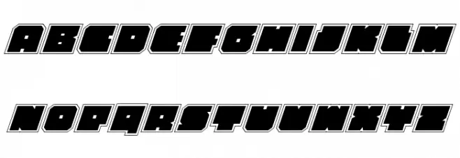 Anakefka Academy Italic Font Litere mici