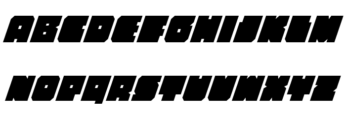 Anakefka Condensed Italic Font LOWERCASE