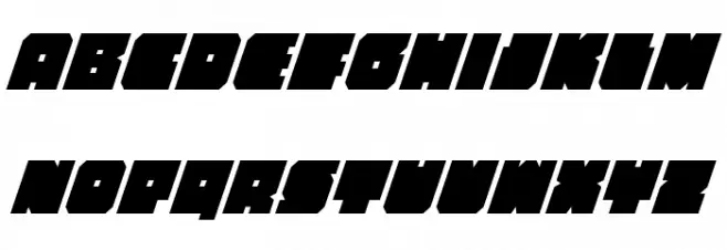 Anakefka Condensed Italic फ़ॉन्ट लोअरकेस