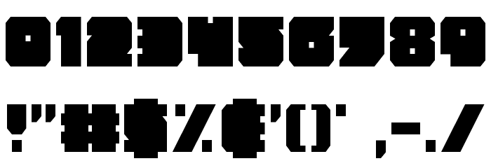 Anakefka Condensed Font OTHER CHARS