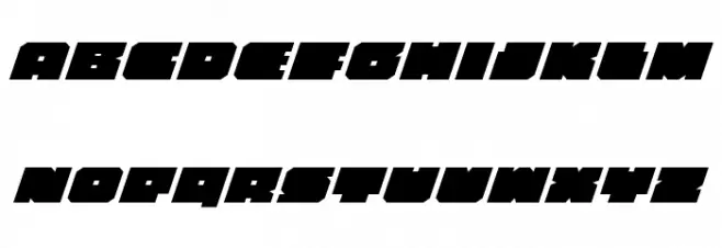 Anakefka Expanded Italic Schriftart Kleinbuchstaben