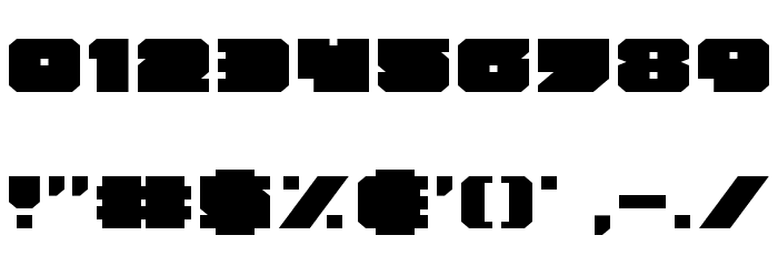 Anakefka Expanded Font OTHER CHARS