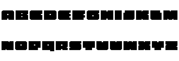 Anakefka Expanded Font LOWERCASE