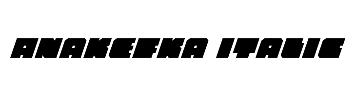 Anakefka Italic  baixar fontes gratis
