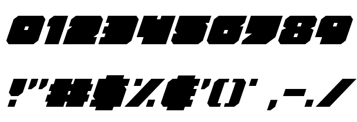 Anakefka Italic Font OTHER CHARS