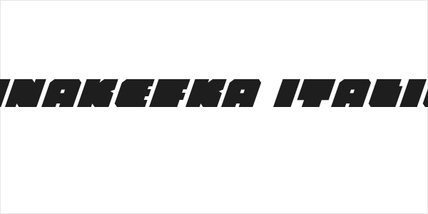 Anakefka Italic Logo