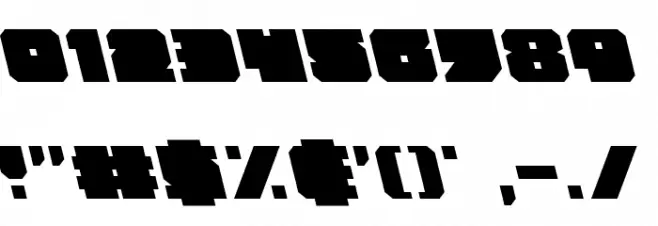 Anakefka Leftalic Font OTHER CHARS