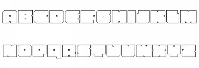 Anakefka Outline Fuentes MINÚSCULAS