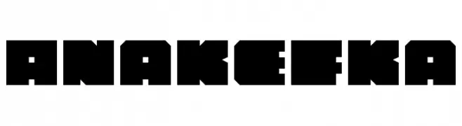 Anakefka  Frei Schriftart Herunterladen