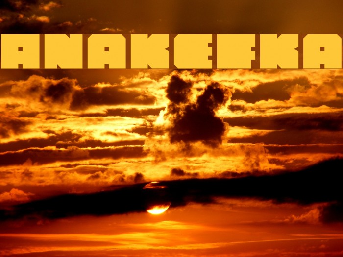 Anakefka Font examples