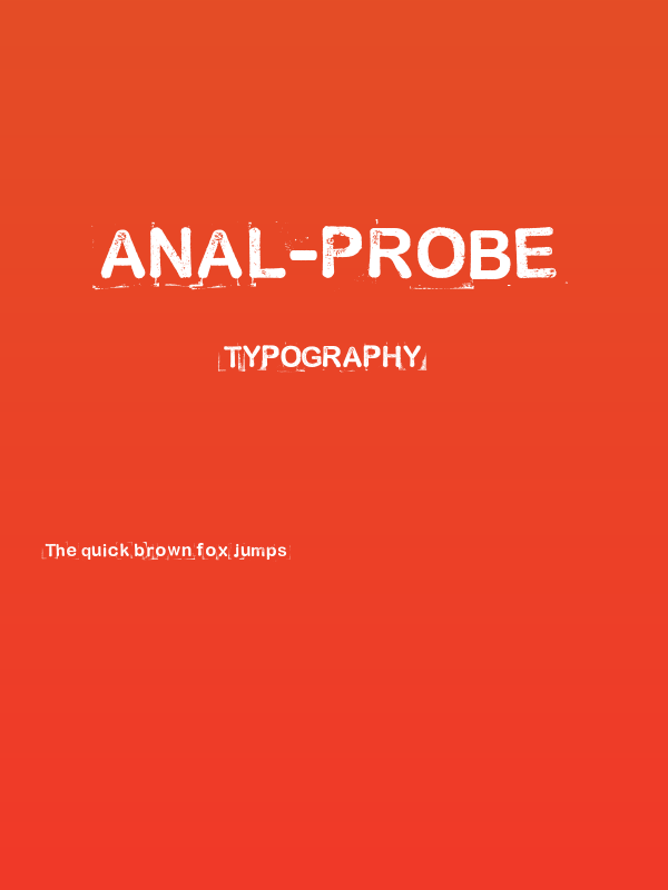 Anal-probe Poster
