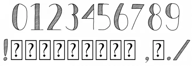 Analeigh Demo Font OTHER CHARS