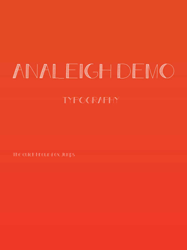 Analeigh Demo Poster