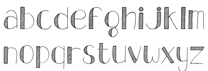 Analeigh Demo Font LOWERCASE