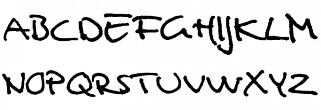 Analfabet Fonte MAIÚSCULAS