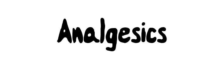 Analgesics Font