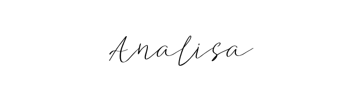 Analisa  Скачать бесплатные шрифты