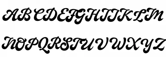 Analog Script Clean PERSONAL Personal خط أحرف كبيرة