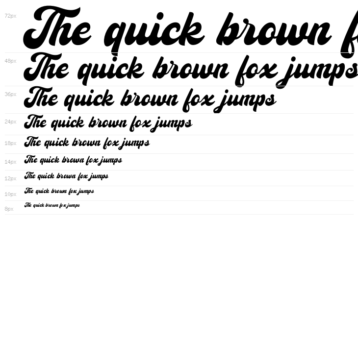 Analog Script Clean PERSONAL Personal Waterfall