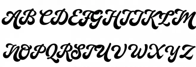 Analog Script PERSONAL USE Personal Fuentes MAYÚSCULAS