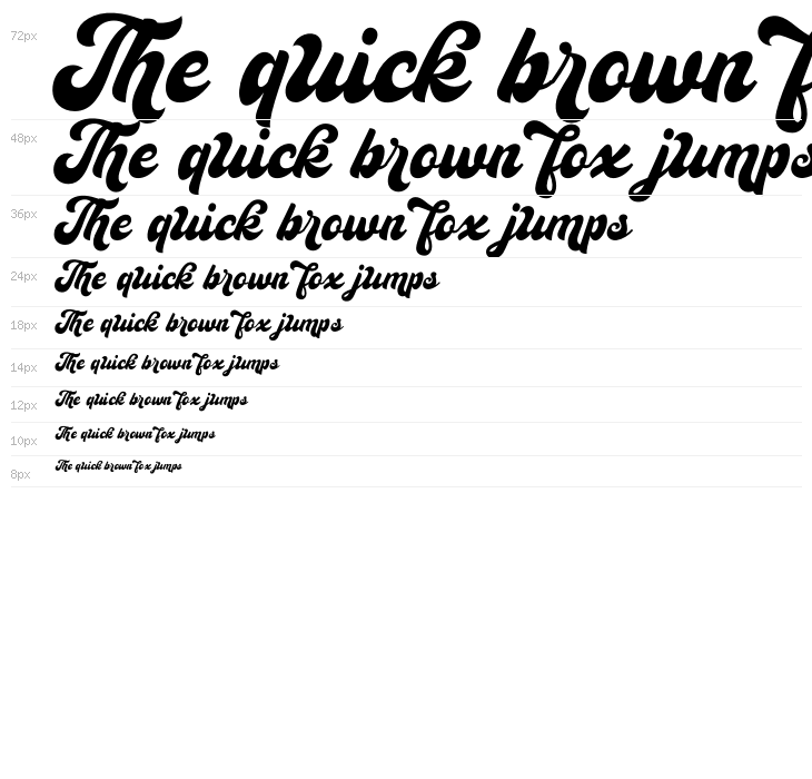 Analog Script PERSONAL USE Personal Waterfall