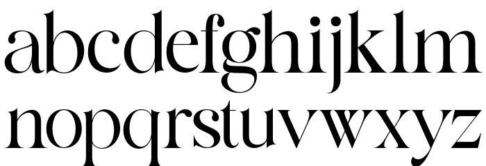 Analogist-Regular Font LOWERCASE