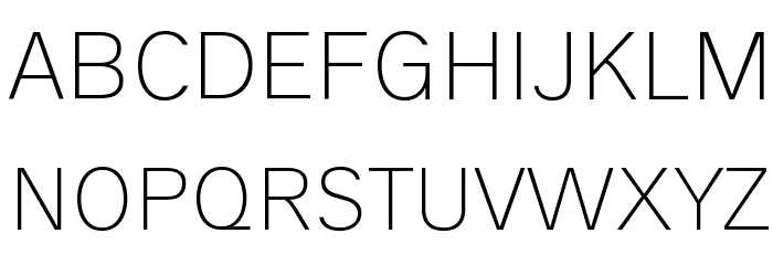 Analogue Reduced 35 Thin Font OTHER CHARS
