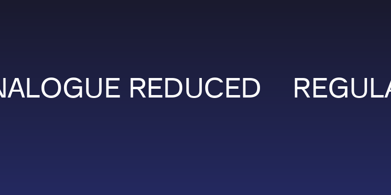 Analogue Reduced 55 Regular Social Header